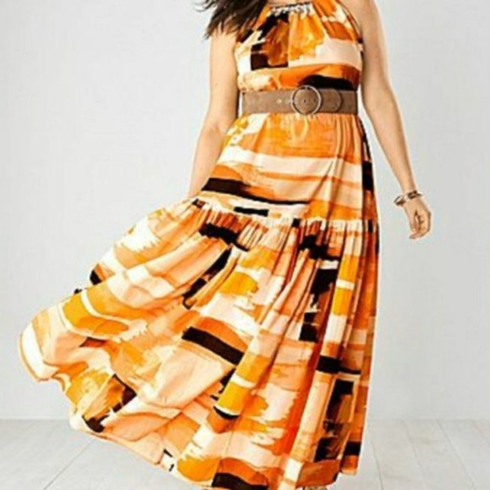 Lane Bryant | Tiered Ruffle Maxi Dress